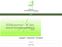 Tablet Screenshot of pfp-hamburg.de